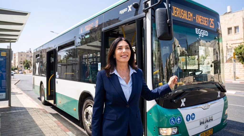 לתמונה הנוכחית חסר טקסט אלטרנטיבי. שם קובץ: Woman_boarding_public_transport_202606181549.avif