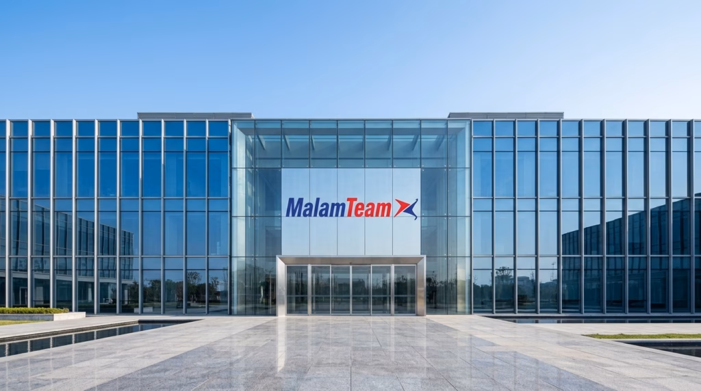 לתמונה הנוכחית חסר טקסט אלטרנטיבי. שם קובץ: Corporate_office_building_facade…_202607131043.avif