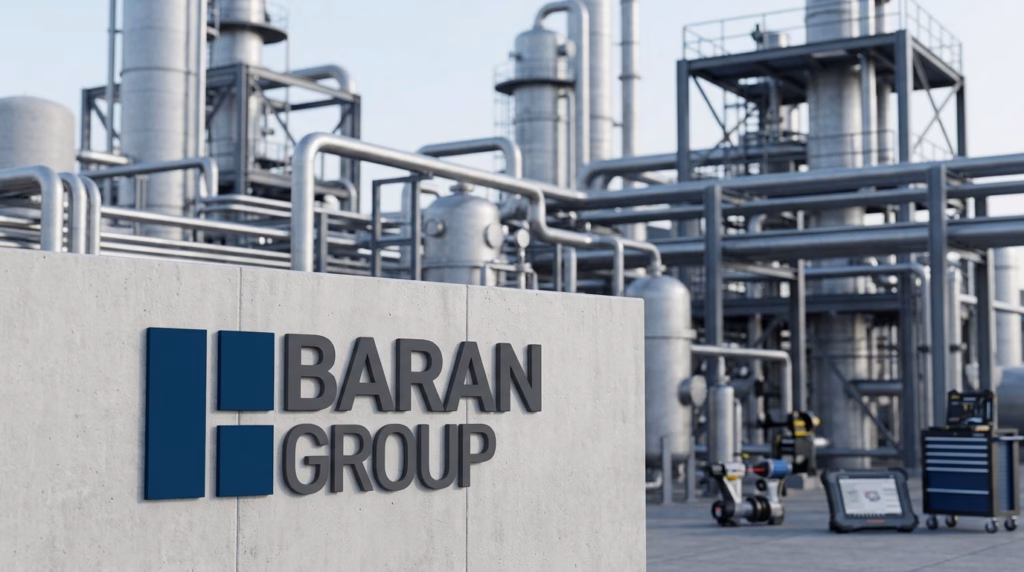 לתמונה הנוכחית חסר טקסט אלטרנטיבי. שם קובץ: BARAN_logo_on_industrial_structure_202608111119.avif