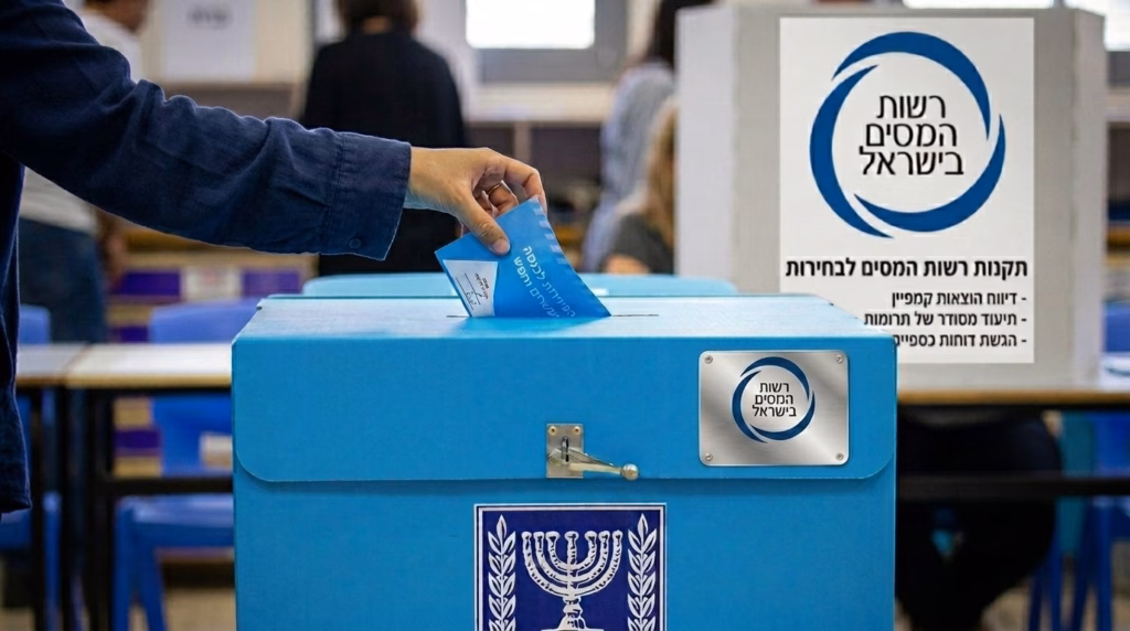 לתמונה הנוכחית חסר טקסט אלטרנטיבי. שם קובץ: Polling_station_and_tax_logo_202608101214.avif