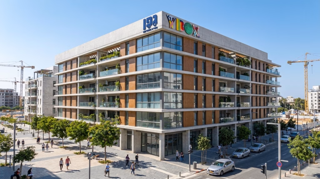 לתמונה הנוכחית חסר טקסט אלטרנטיבי. שם קובץ: בניין_מגורים_מודרני_עם_לוגו_202609091017.avif
